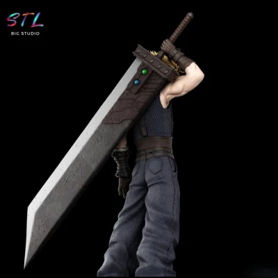 figura final fantasy stl cloud strife para imprimir en 3d
