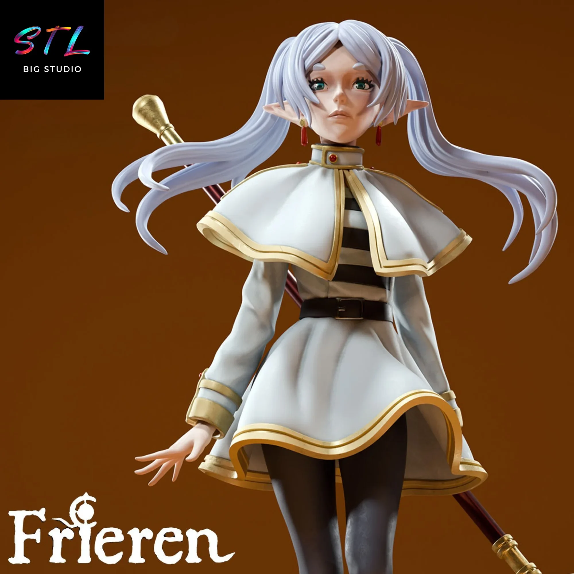 figura frieren stl sousou no frieren impresion 3d figura frieren stl sousou no frieren impresion 3d