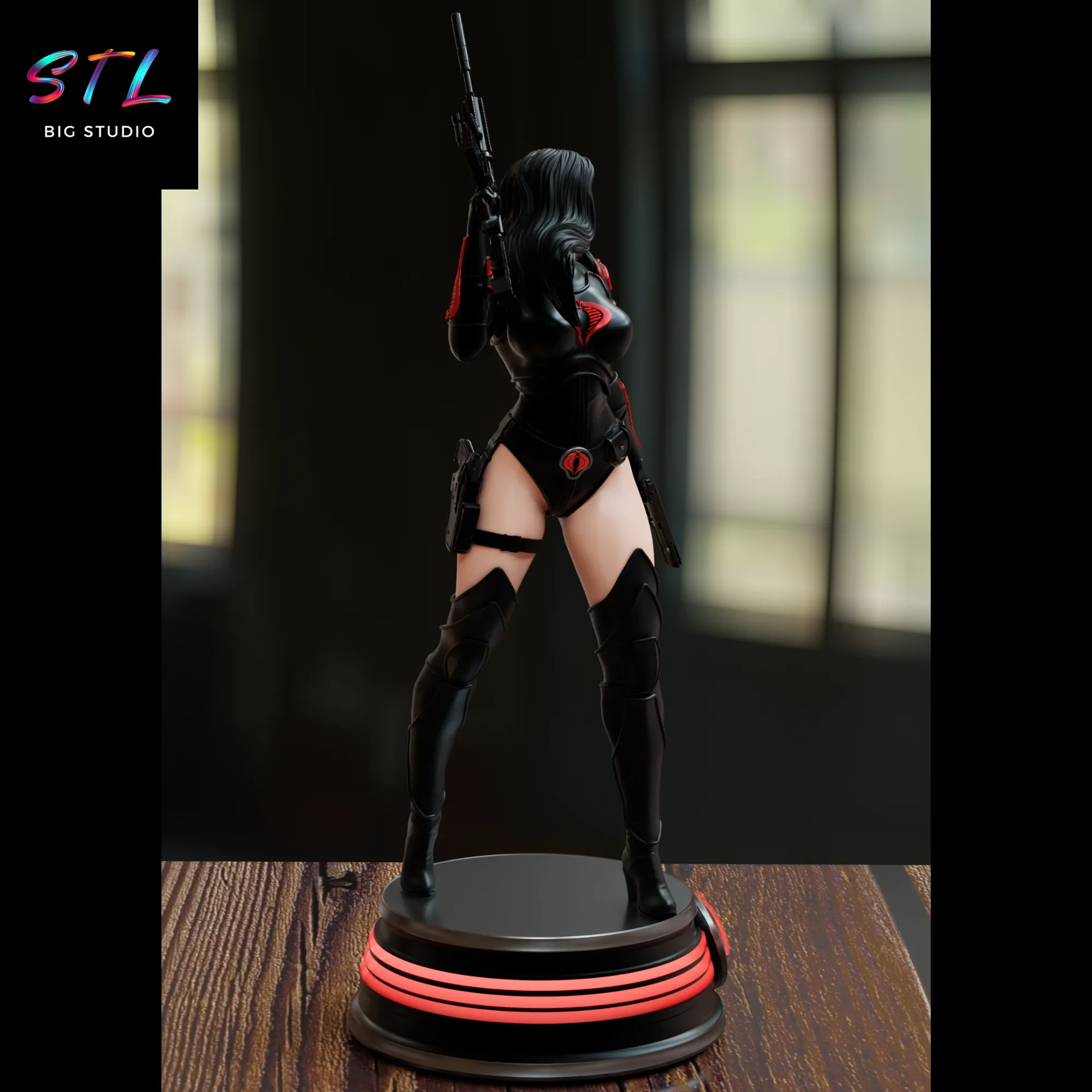 figura g.i. joe stl baronesa impresoin 3d figura g.i. joe stl baronesa impresoin 3d