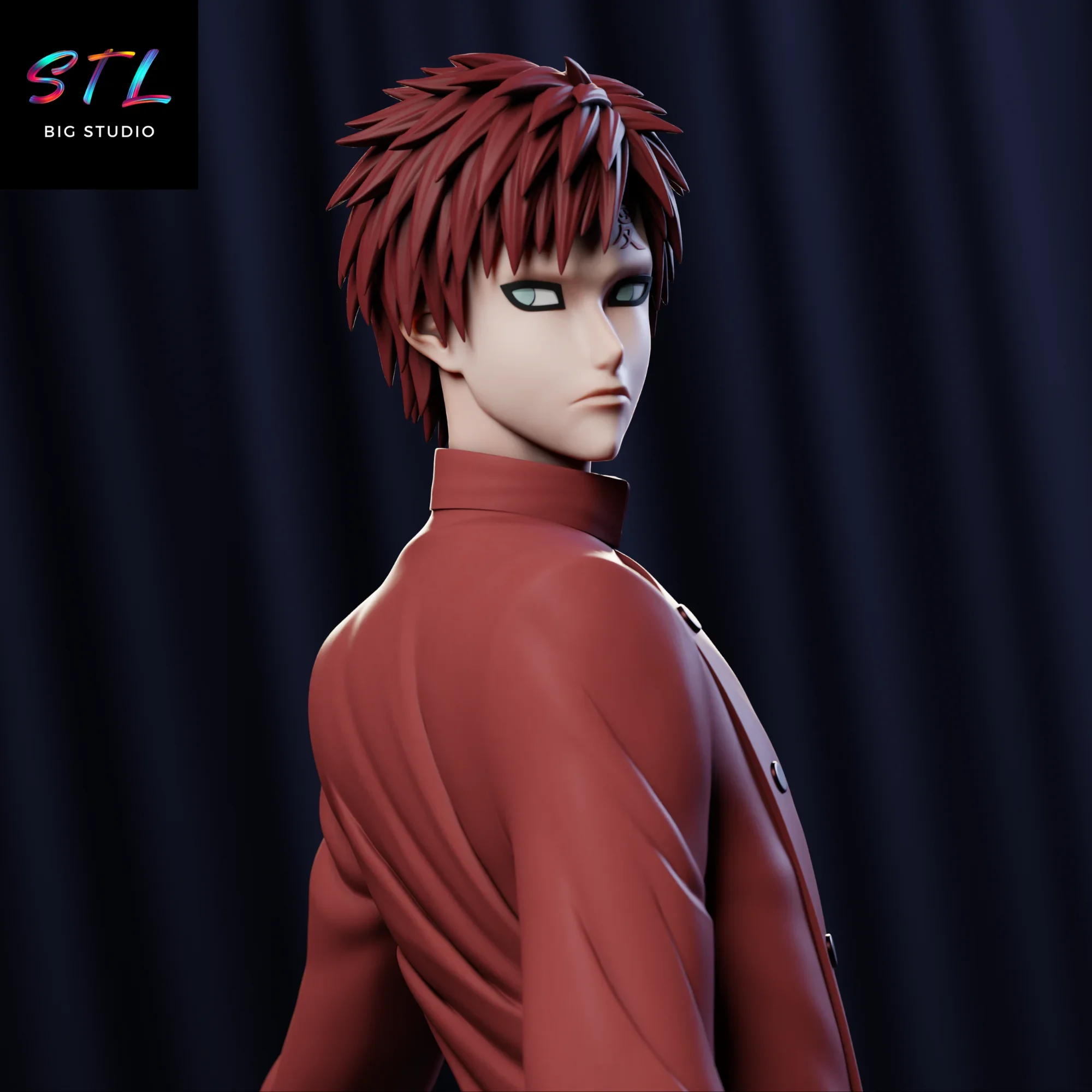 figura gaara kazekage stl impresion 3d naruto shippuden figura gaara kazekage stl impresion 3d naruto shippuden