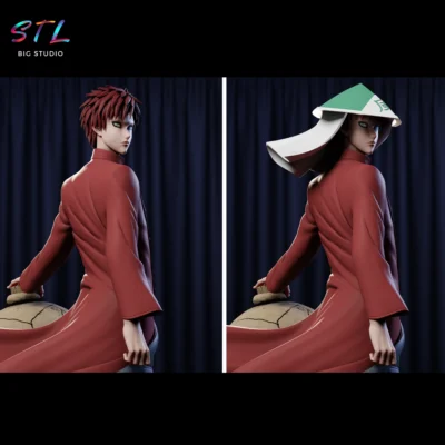 figura gaara stl naruto shippuden impreison 3d