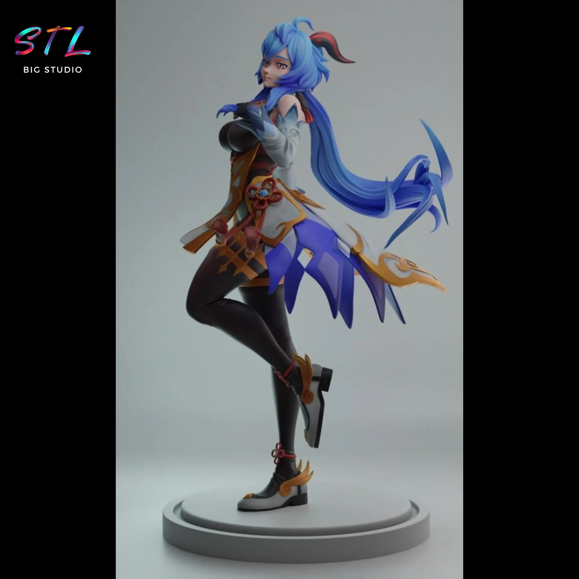 figura ganyu stl impresion 3d genshin impact figura ganyu stl impresion 3d genshin impact