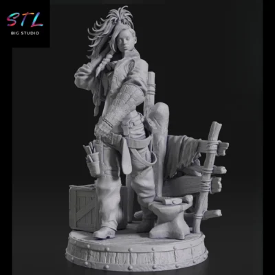 figura gemma stl monster hunter wilds impresion 3d