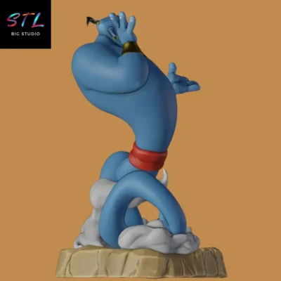 figura genio stl aladdin disney impresion 3d