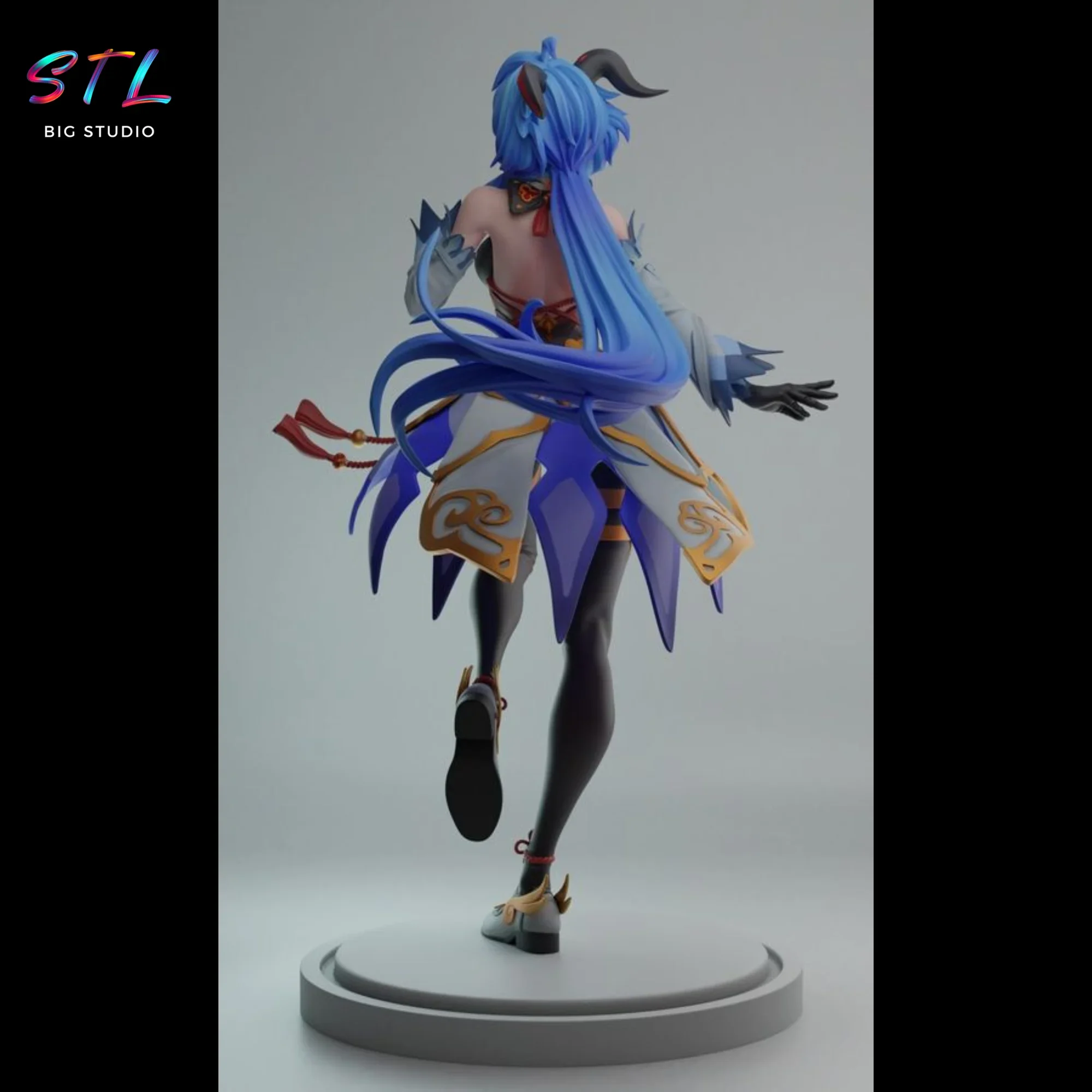 figura genshin impact stl ganyu impresion 3d figura genshin impact stl ganyu impresion 3d