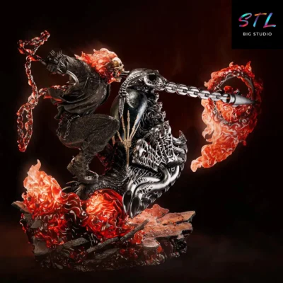 figura ghost raider stl para impresion 3d
