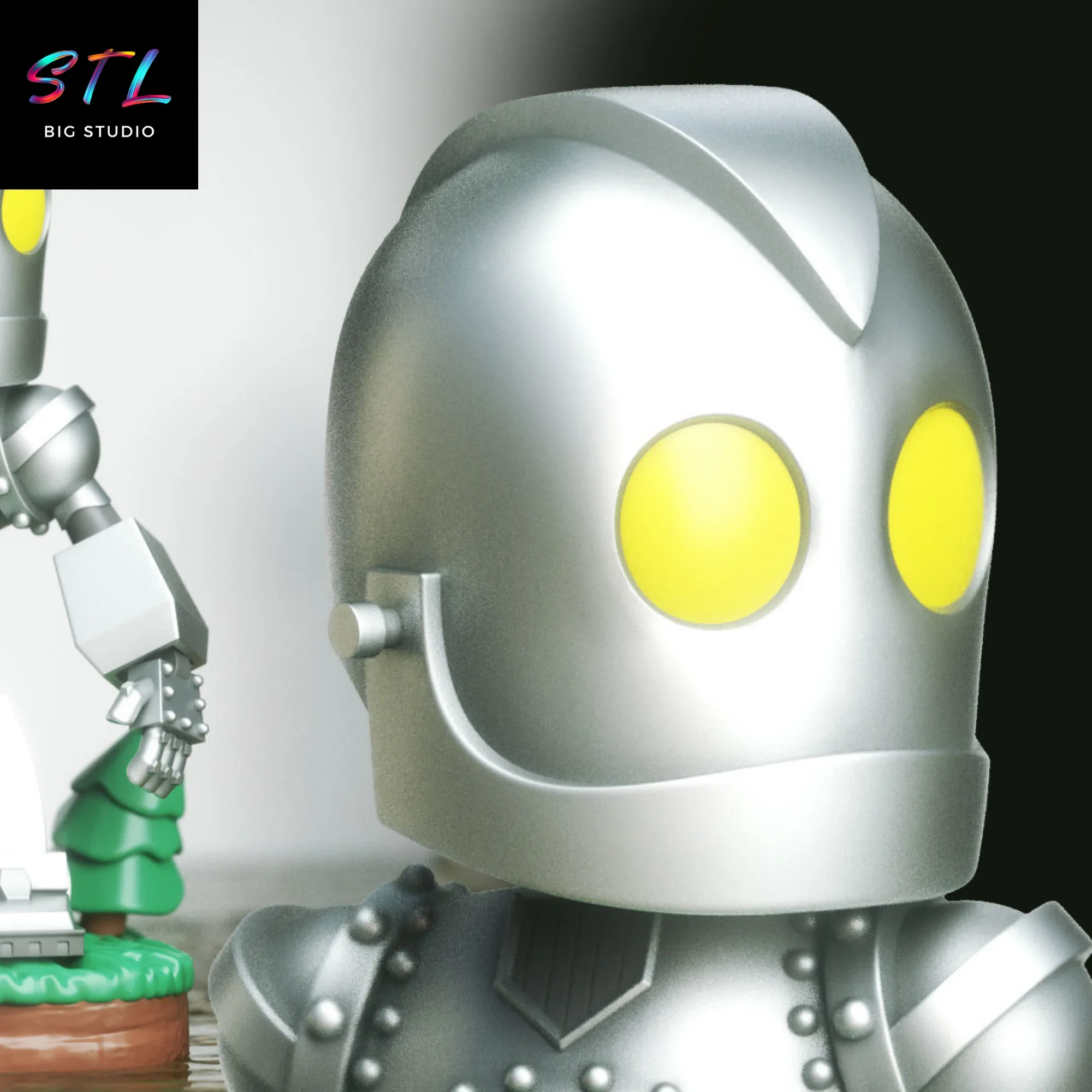 figura gigante de hierro stl chibi kawaii impresion 3d figura gigante de hierro stl chibi kawaii impresion 3d