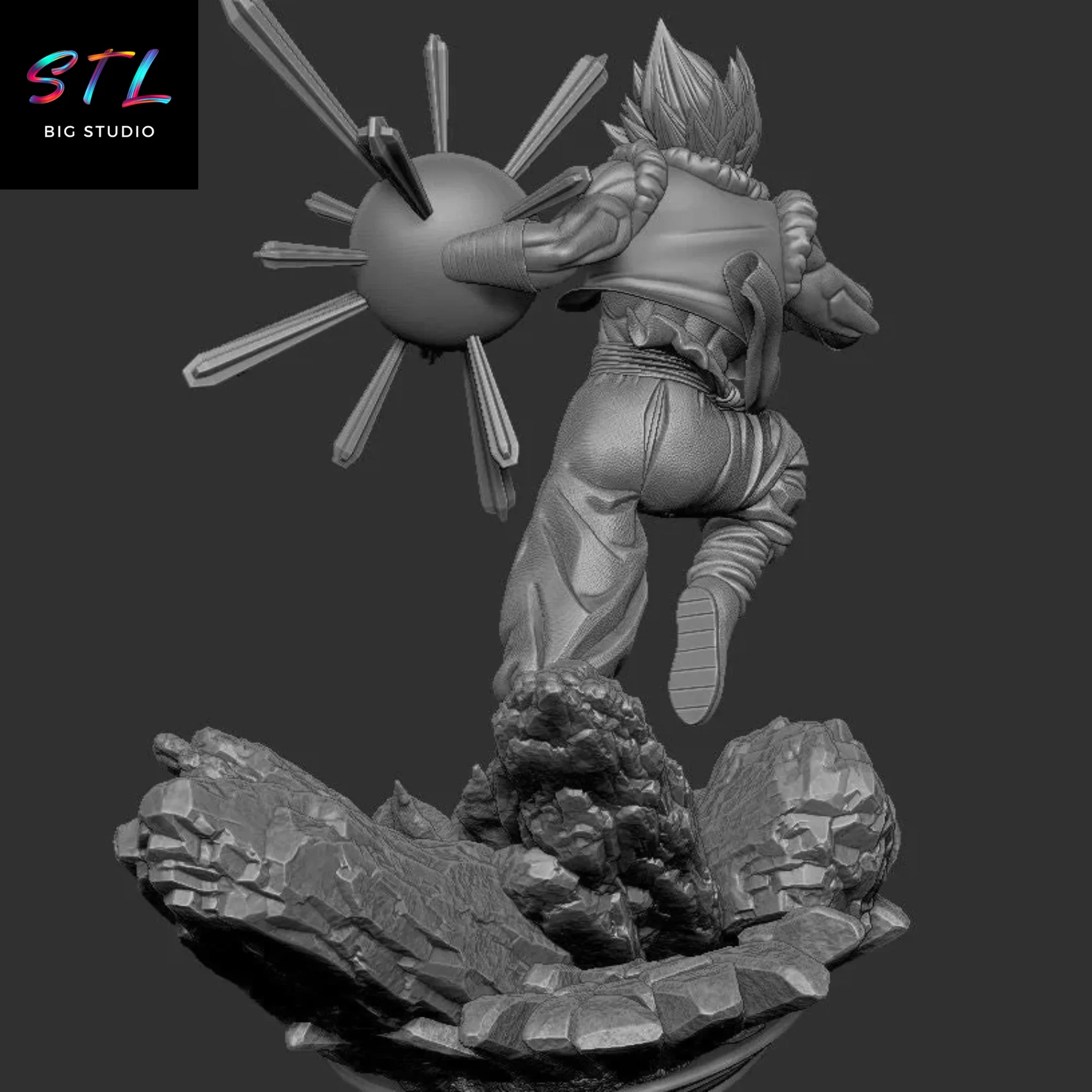 figura gogeta 3d stl dragon ball figura gogeta 3d stl dragon ball