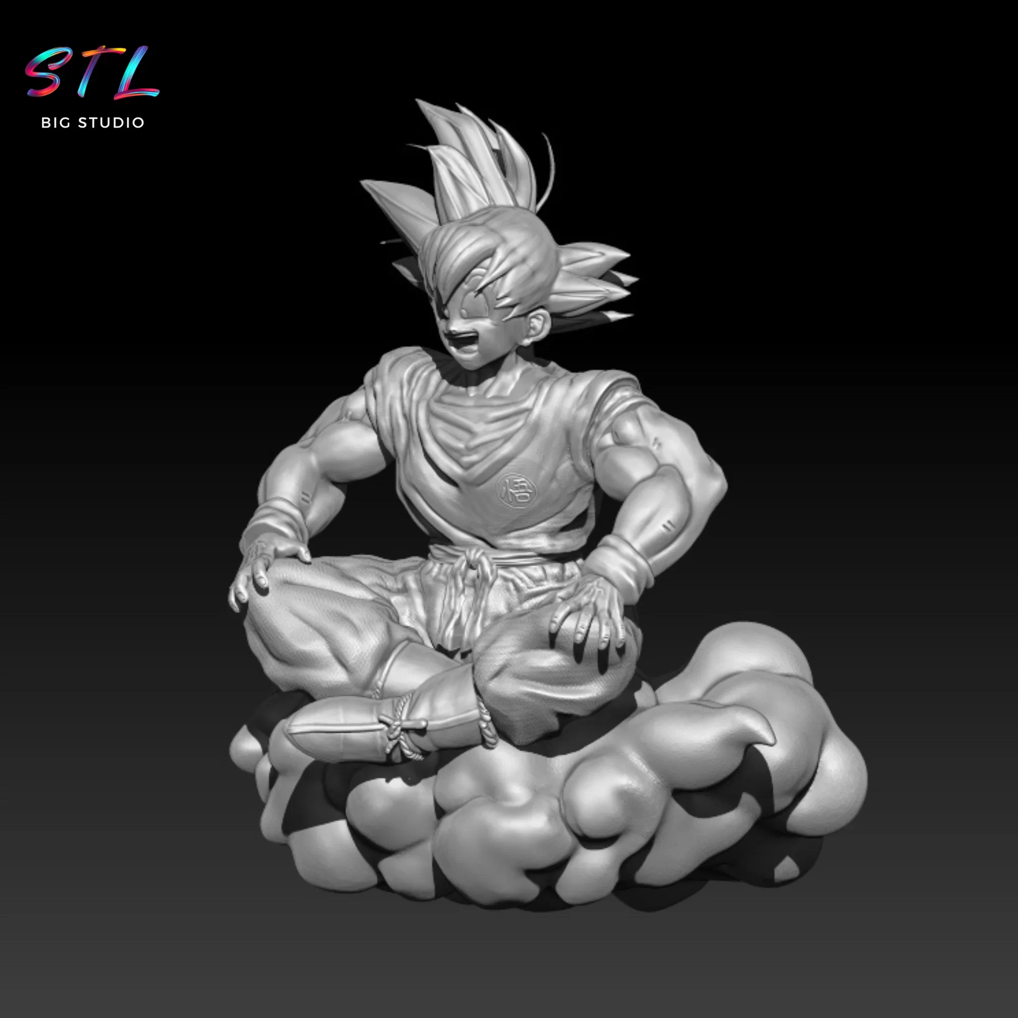 figura goku nube kinton stl dragon ball figura goku nube kinton stl dragon ball