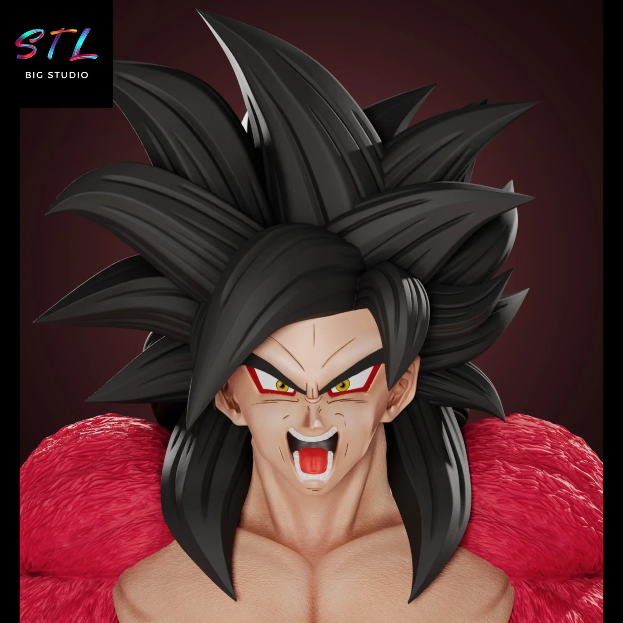 figura goku ssj4 stl impresion 3d dragon ball gt figura goku ssj4 stl impresion 3d dragon ball gt