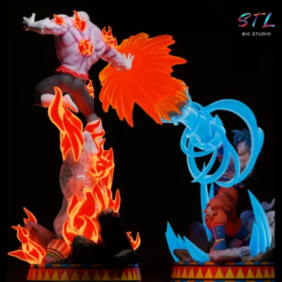 figura goku vs jiren stl impresion 3d diorama impresion 3d