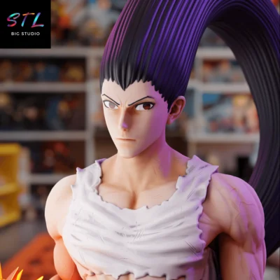 figura gon freecss adulto stl impresion 3d hunter x hunter