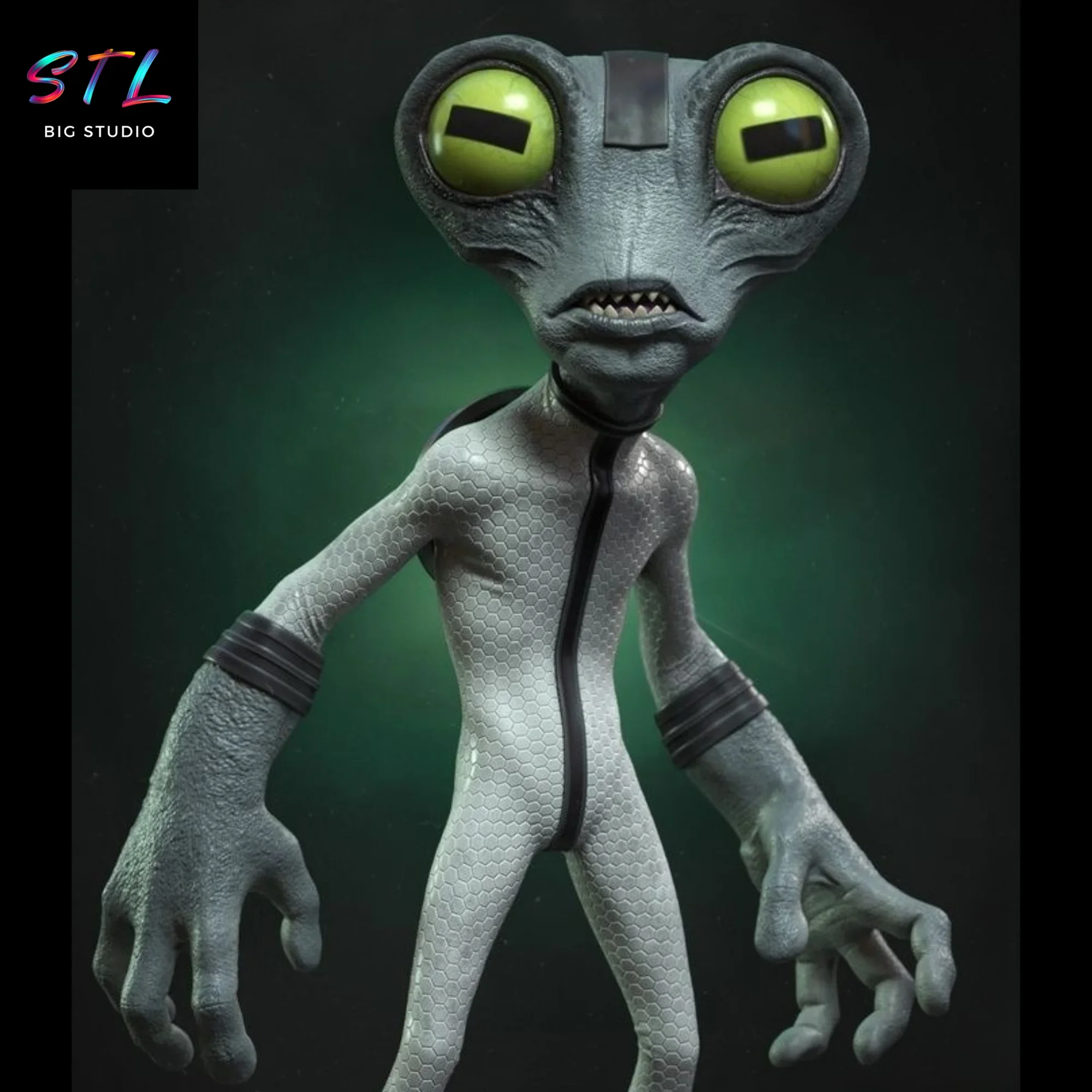 figura grey matter stl impresion 3d ben ten figura grey matter stl impresion 3d ben ten