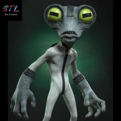 figura grey matter stl impresion 3d ben ten