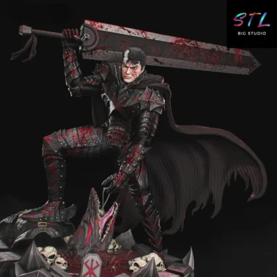 figura guts stl berserk impresion 3d
