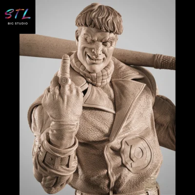 figura guy gardner stl linterna verde para impresion 3d