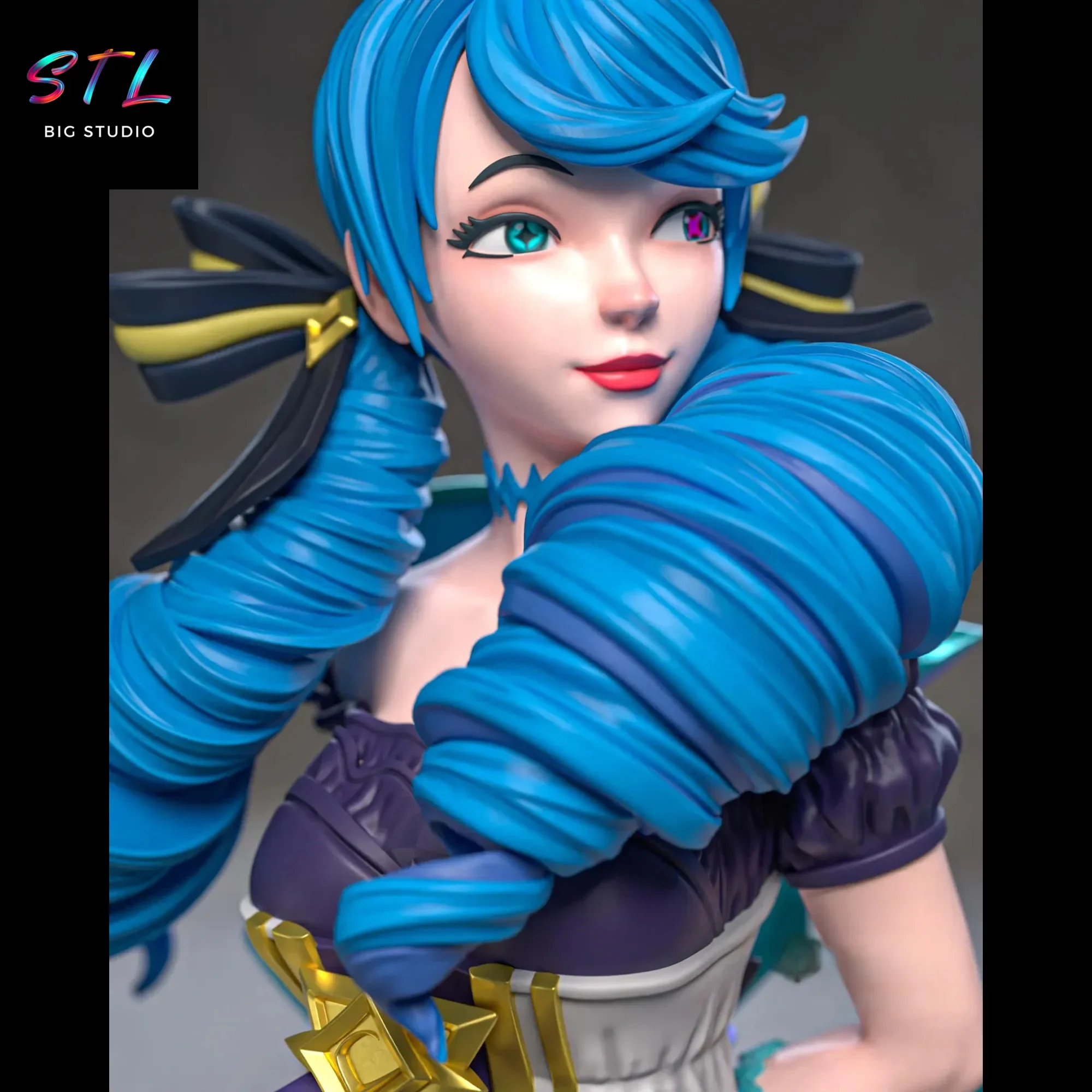 figura gwen stl impresion 3d league of legends figura gwen stl impresion 3d league of legends