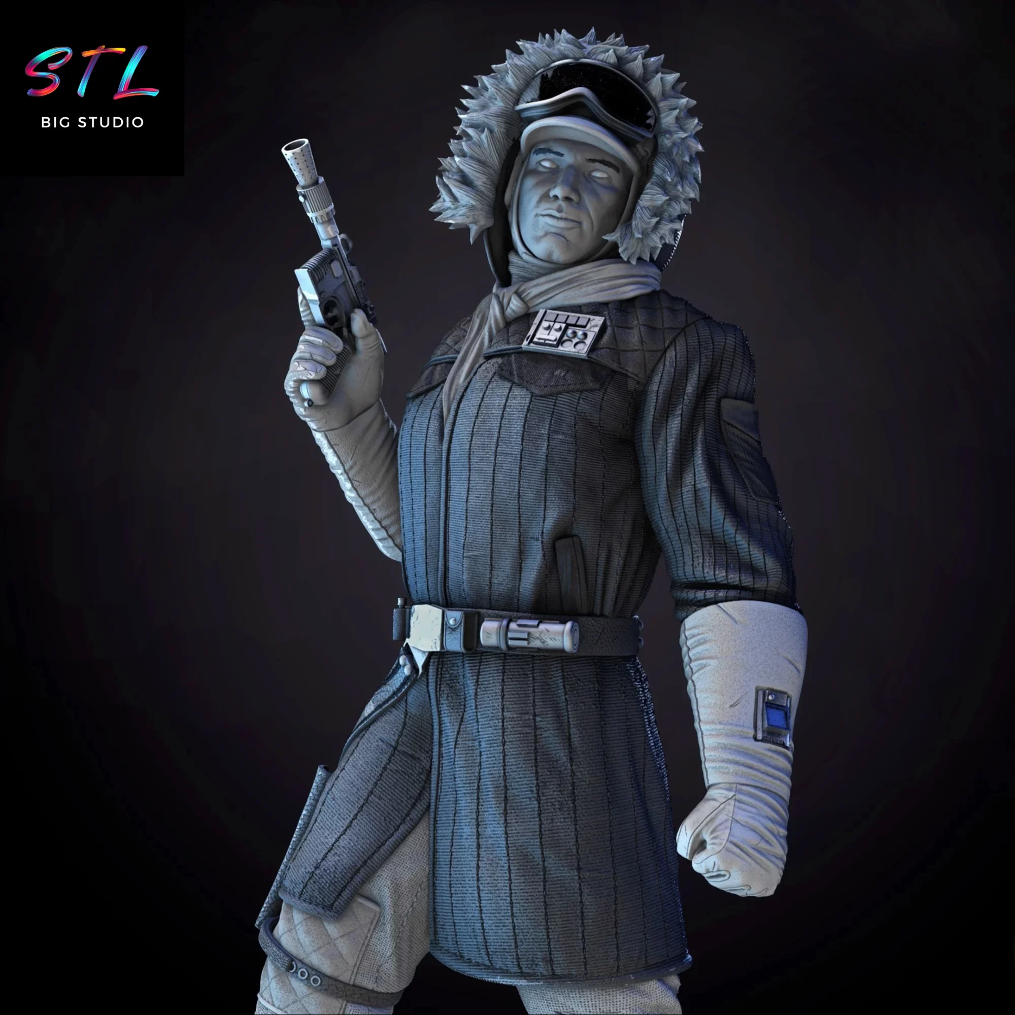 figura han solo stl impresion 3d star wars figura han solo stl impresion 3d star wars