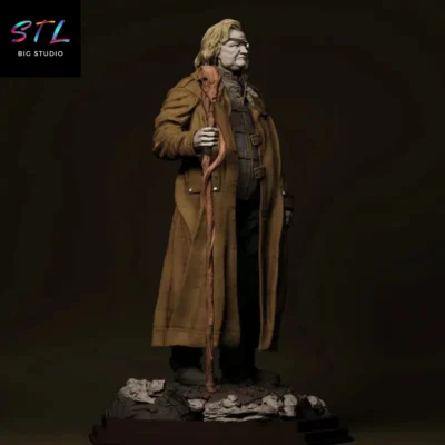 figura harry potter stl alastor moody para impresion 3d