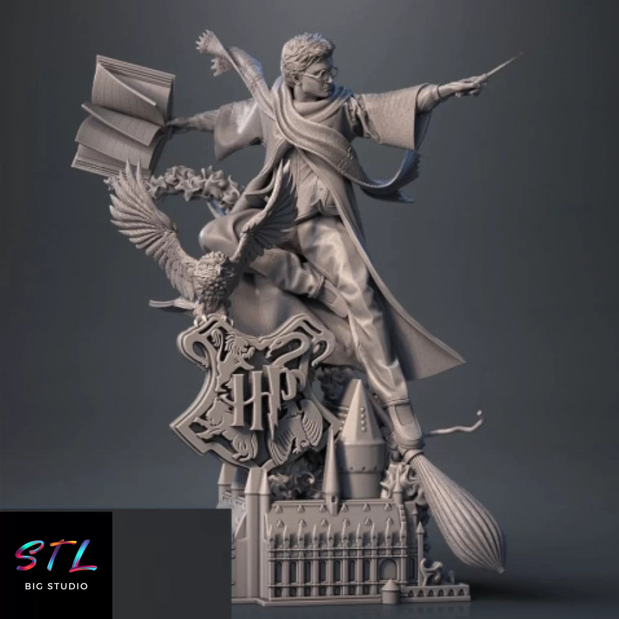 figura harry potter stl impresion 3d figura harry potter stl impresion 3d