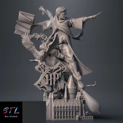 figura harry potter stl impresion 3d