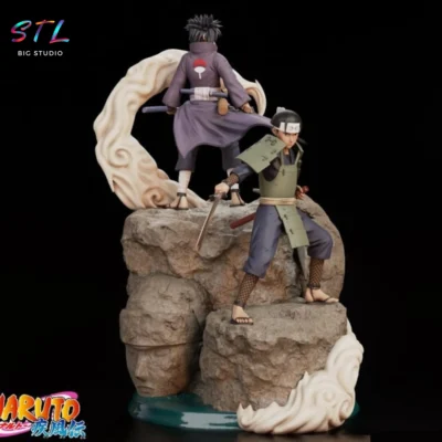 figura hashirama y madara jovenes stl para impresion 3d