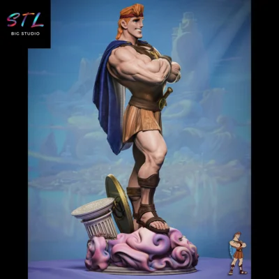 figura hercules stl disney impresion 3d