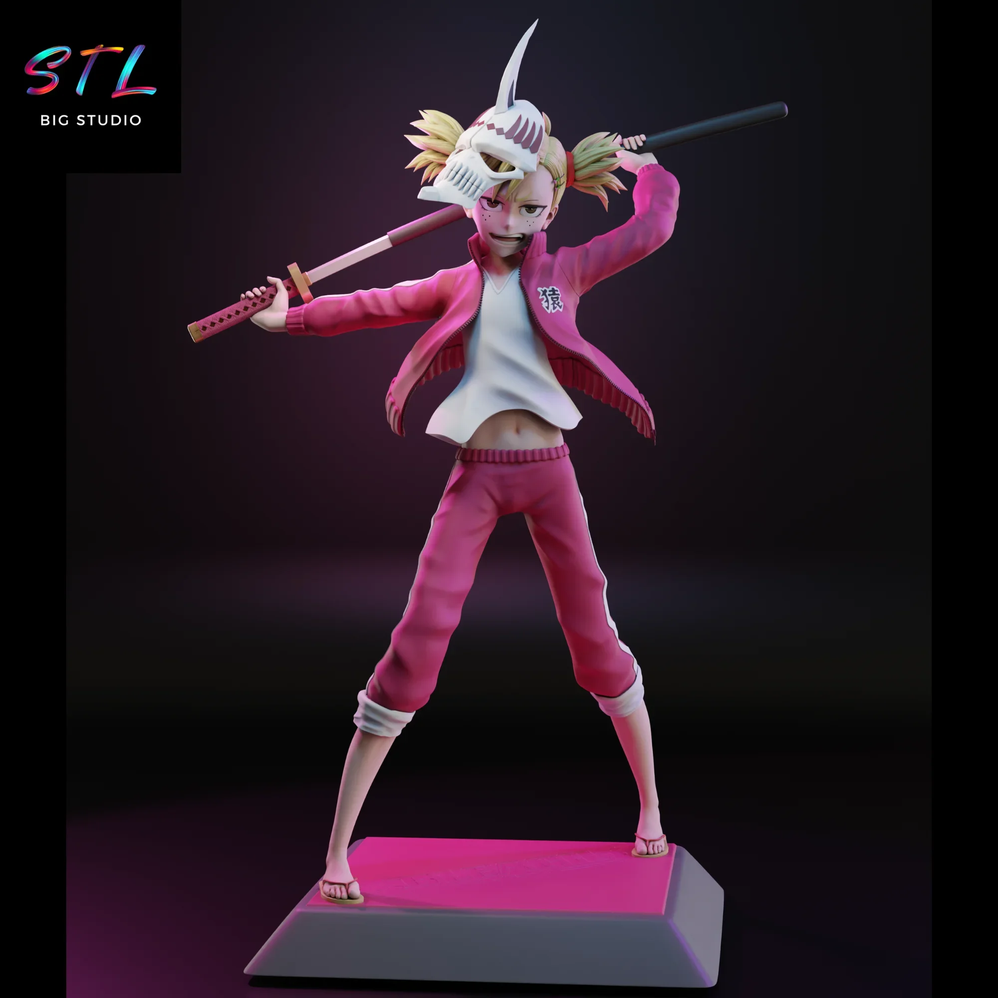 figura hiyori stl impresion 3d bleach