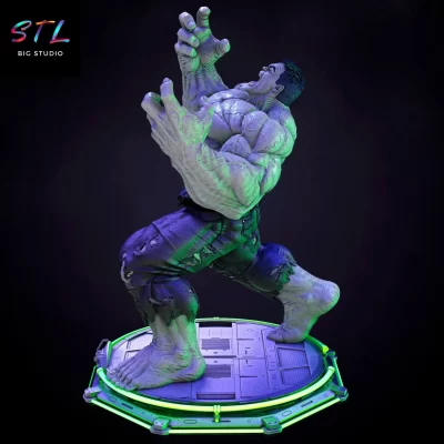 figura hulk stl vengadores impresion 3d