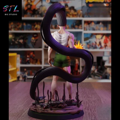 figura hunter x hunter stl gon freecss adulto impresion 3d