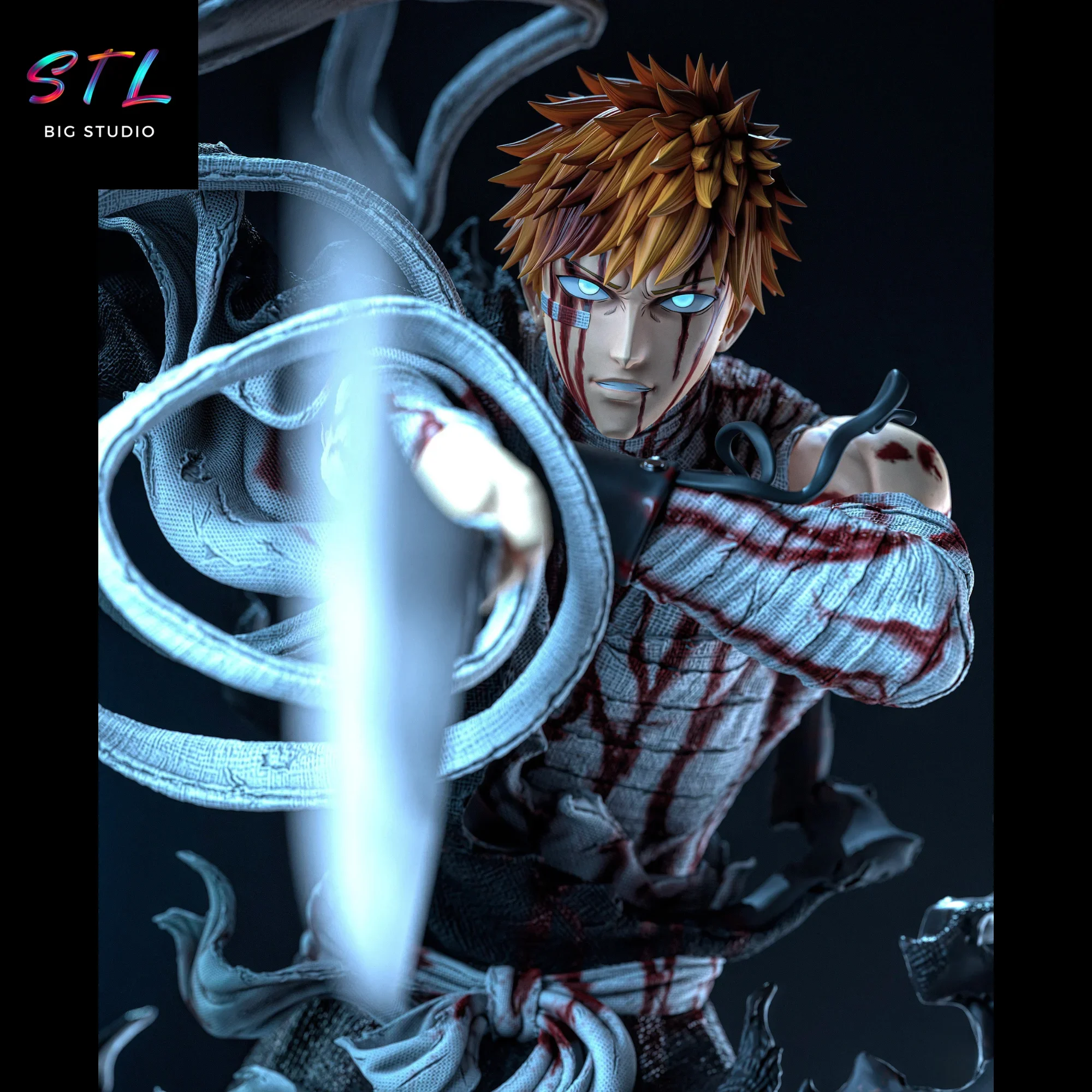 figura ichigo kurosaki stl impresion 3d bleach figura ichigo kurosaki stl impresion 3d bleach