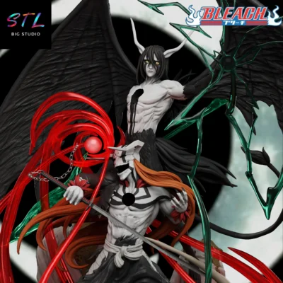 figura ichigo vs ulquiorra impresion 3d diorama bleach
