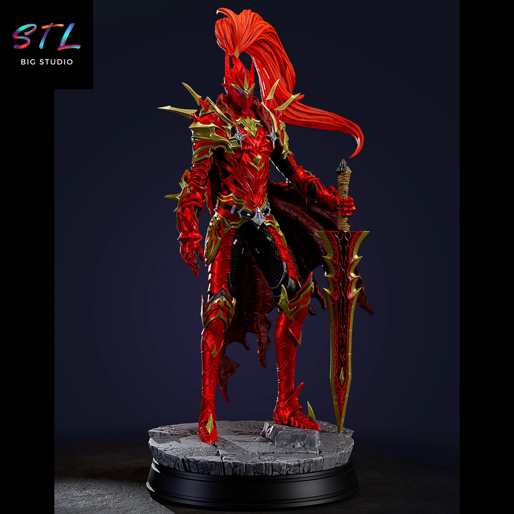 figura igris stl impresion 3d solo leveling figura igris stl impresion 3d solo leveling