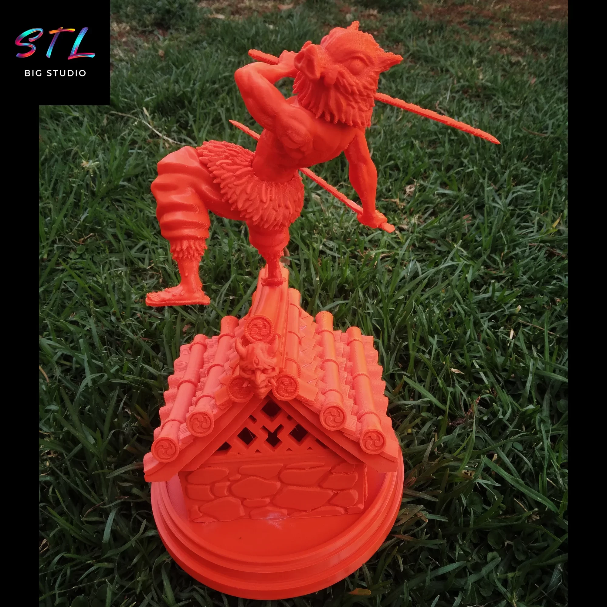 figura inosuke hashibira stl kimetsu no yaiba impresion 3d figura inosuke hashibira stl kimetsu no yaiba impresion 3d