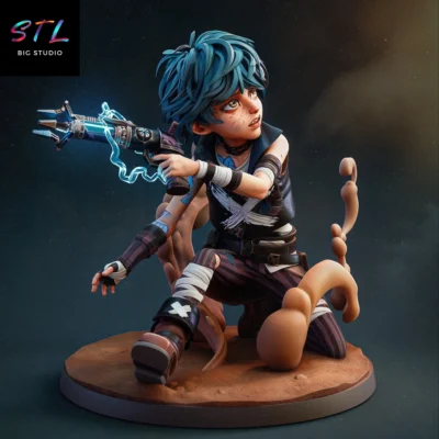 figura isha stl impresion 3d league of legends lol