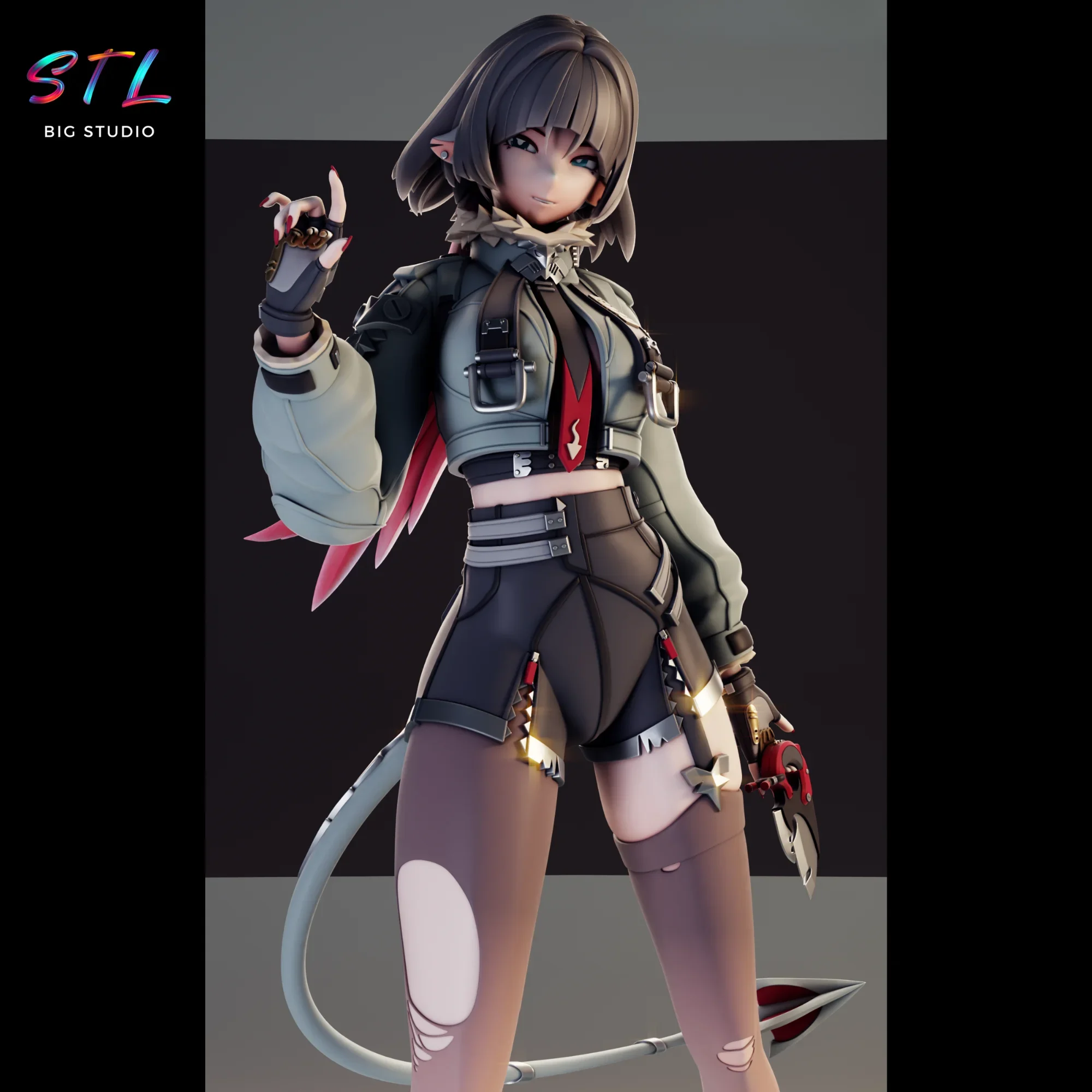 figura jane doe stl zenless zoen zero impresion 3d figura jane doe stl zenless zoen zero impresion 3d