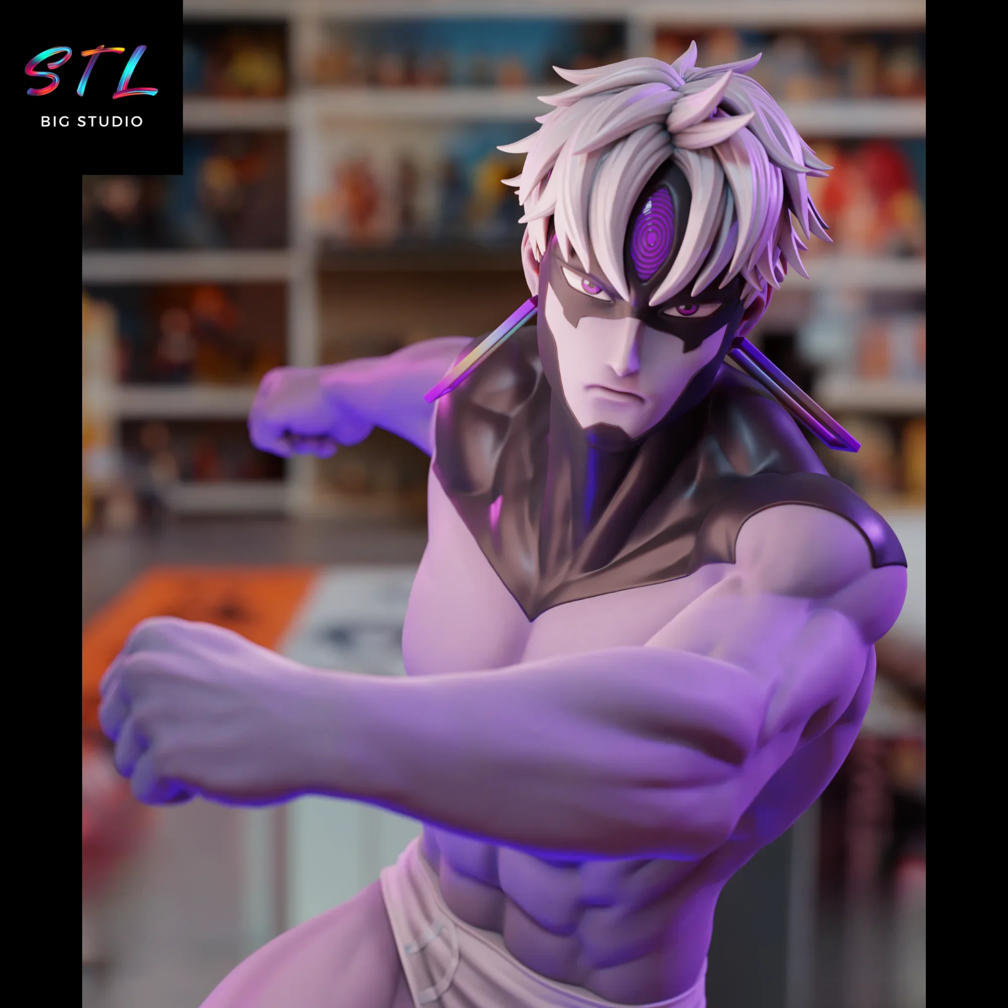 figura jiji stl evil eye dandadan impresion 3d figura jiji stl evil eye dandadan impresion 3d