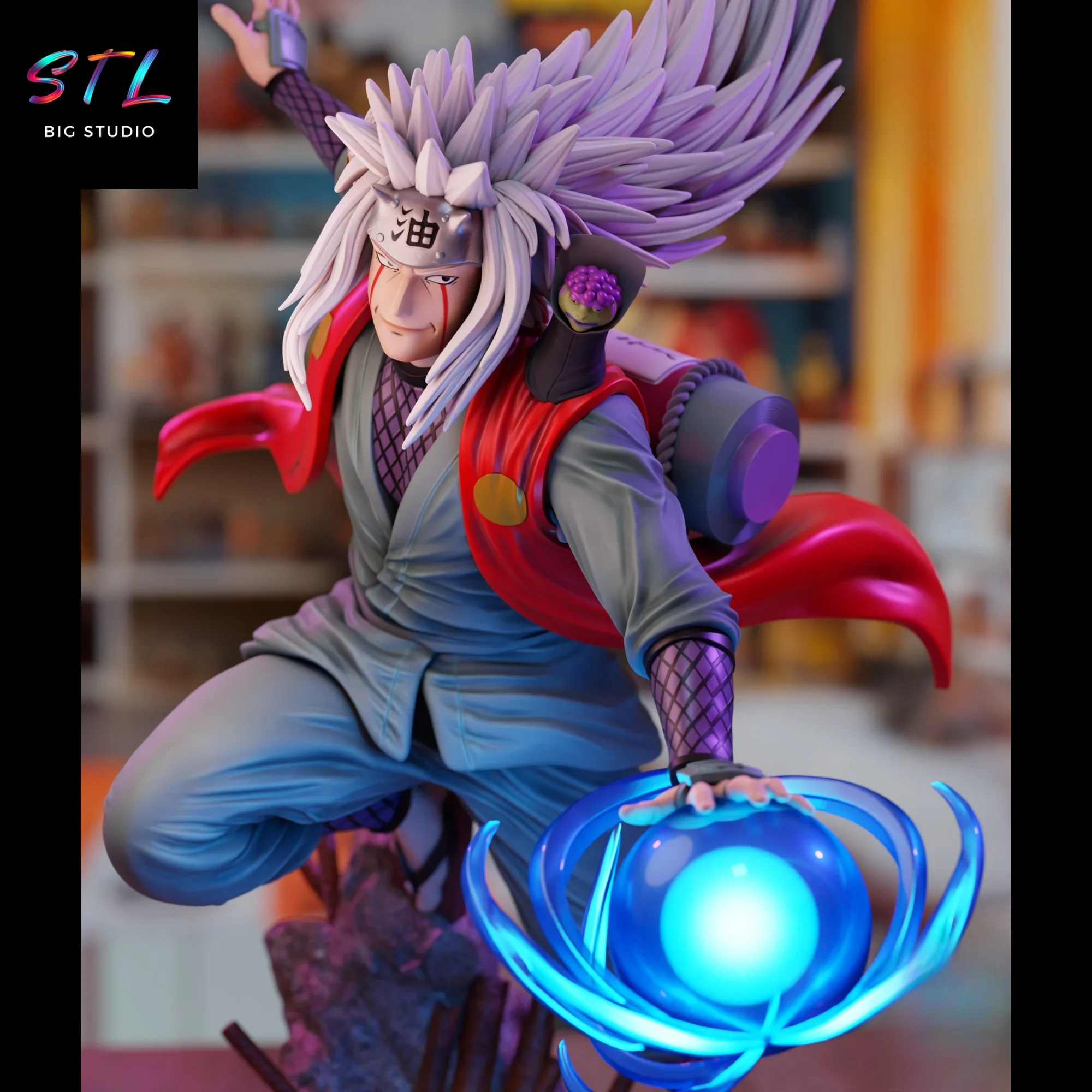 figura jiraiya stl impresion 3d naruto shippuden figura jiraiya stl impresion 3d naruto shippuden