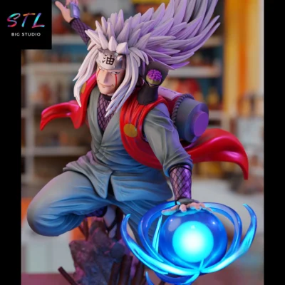figura jiraiya stl impresion 3d naruto shippuden