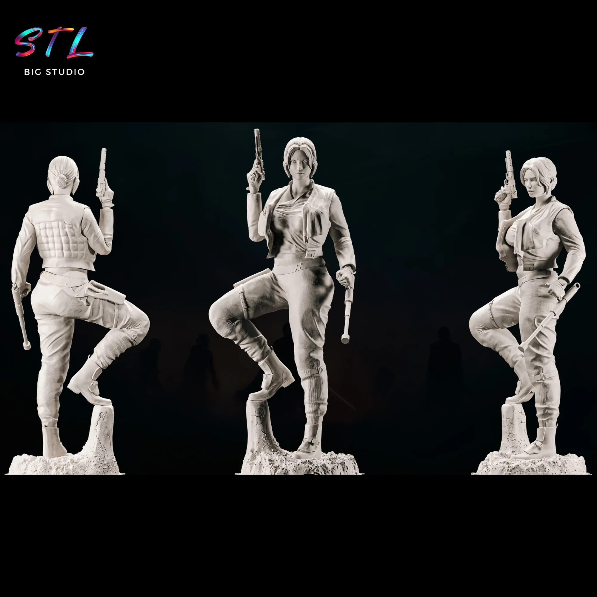 figura jyn erso stl rogue one impresion 3d star wars figura jyn erso stl rogue one impresion 3d star wars