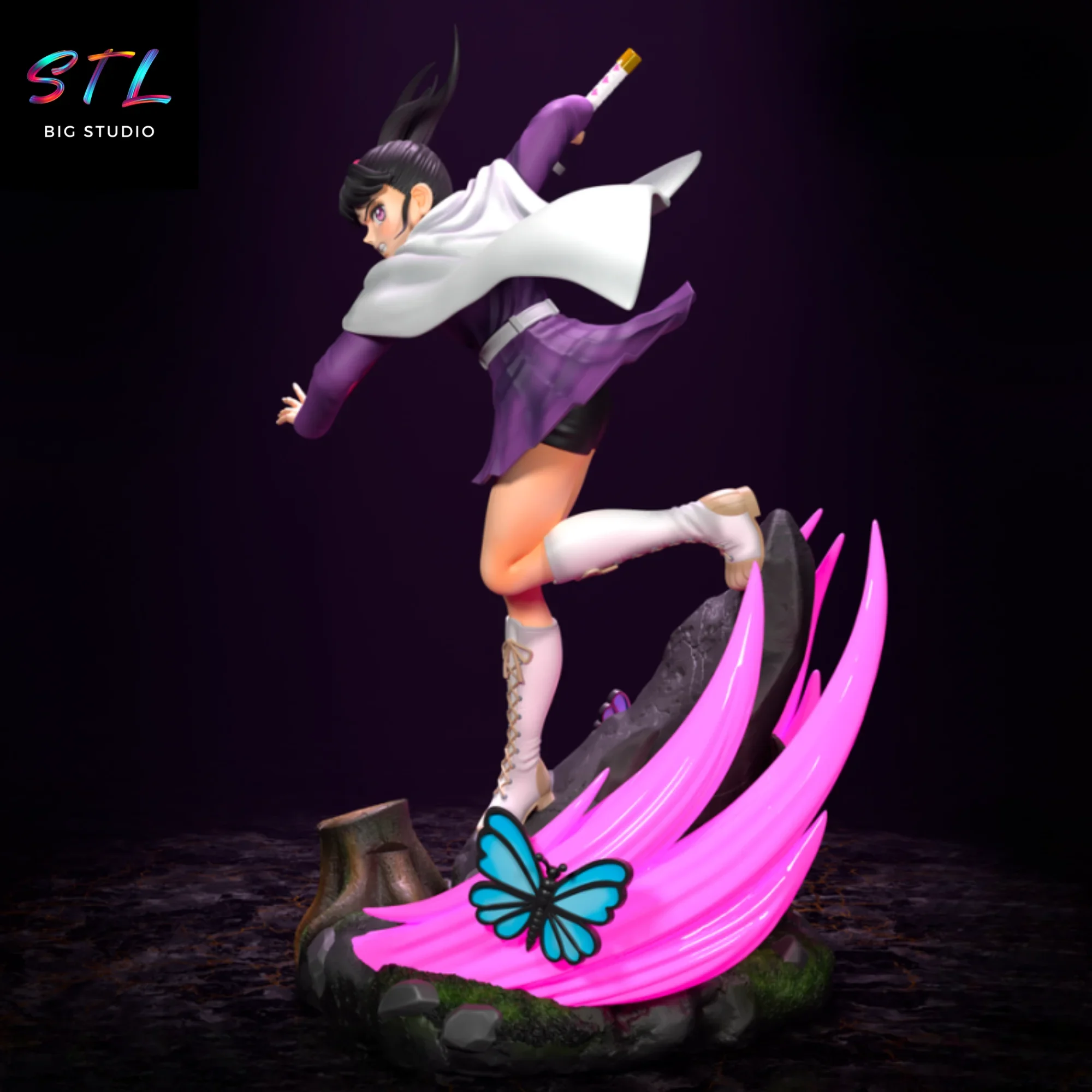 figura kanao stl demon slayer impresion 3d figura kanao stl demon slayer impresion 3d
