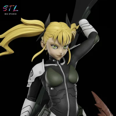 figura kikoru shinomiya stl impresion 3d kaiju n8