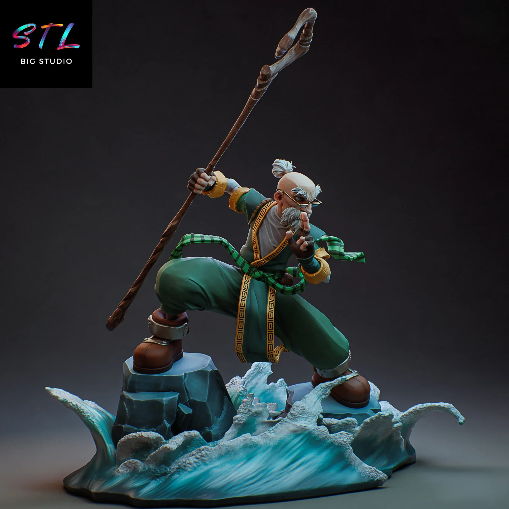 figura knolan stl battle chasers impresion 3d figura knolan stl battle chasers impresion 3d