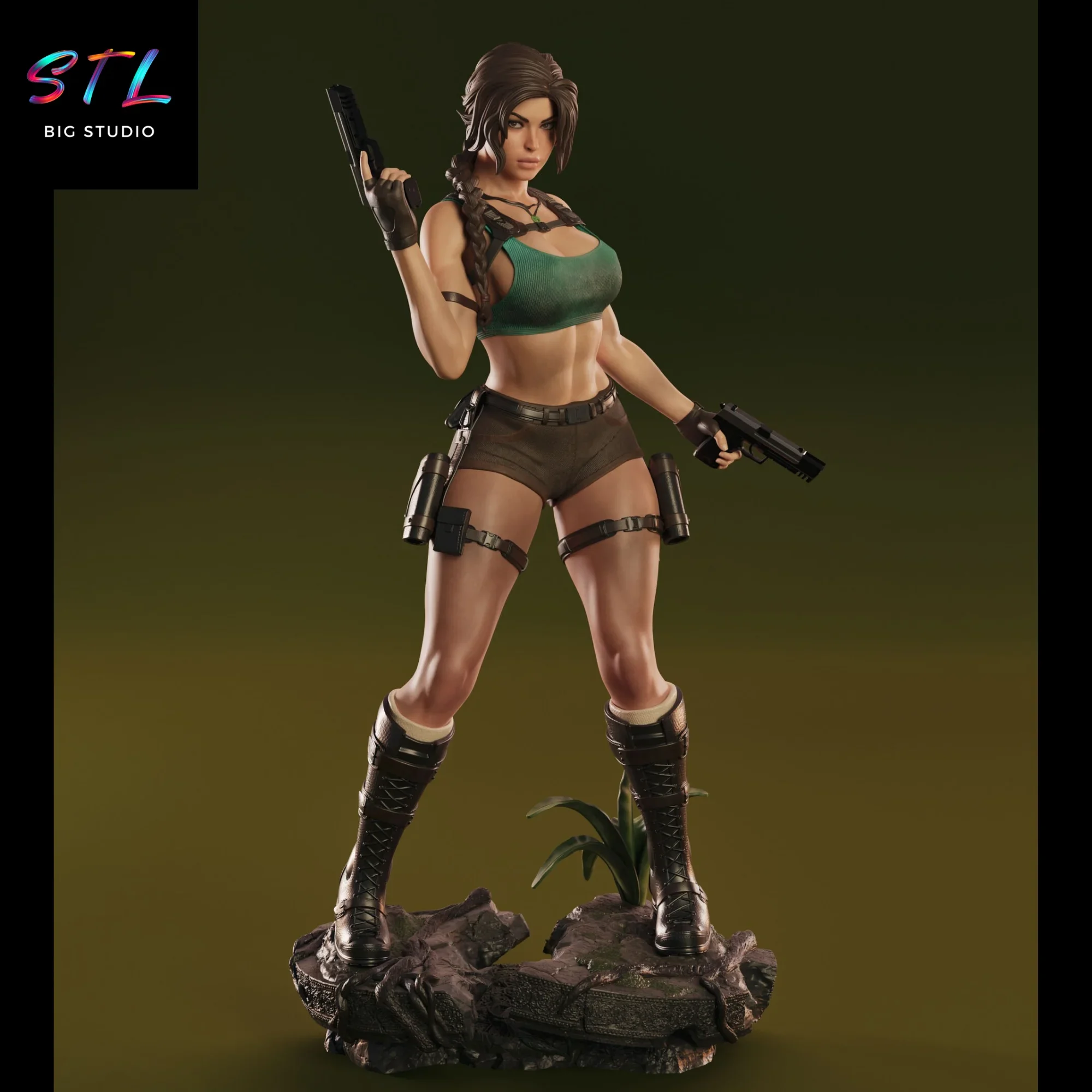 figura lara croft stl impresion 3d tomb raider figura lara croft stl impresion 3d tomb raider