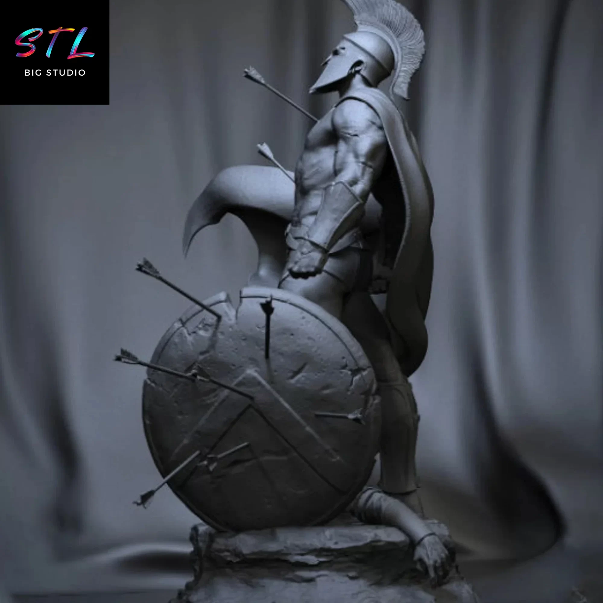 figura leonidas stl pelicula 300 impresion 3d figura leonidas stl pelicula 300 impresion 3d