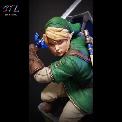 figura link stl zelda diorama impresion 3d
