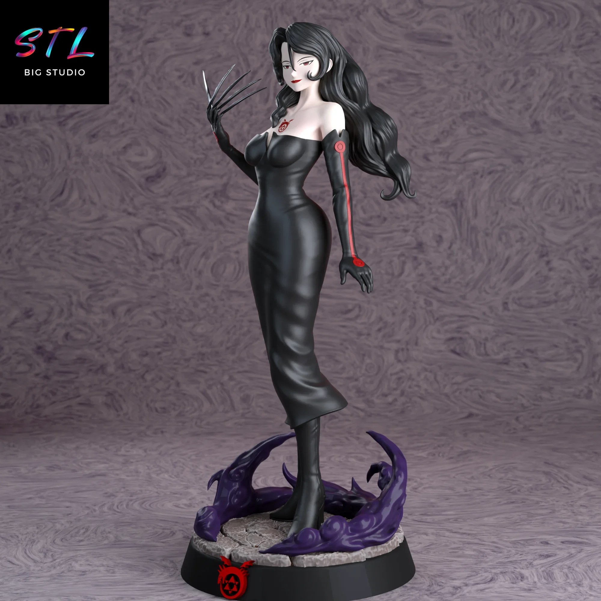 figura lust fullmetal alchemist impresion 3d figura lust fullmetal alchemist impresion 3d