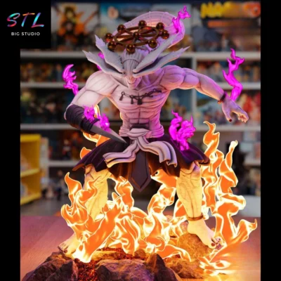figura mahoraga stl jujutsu kaisen diorama impresion 3d