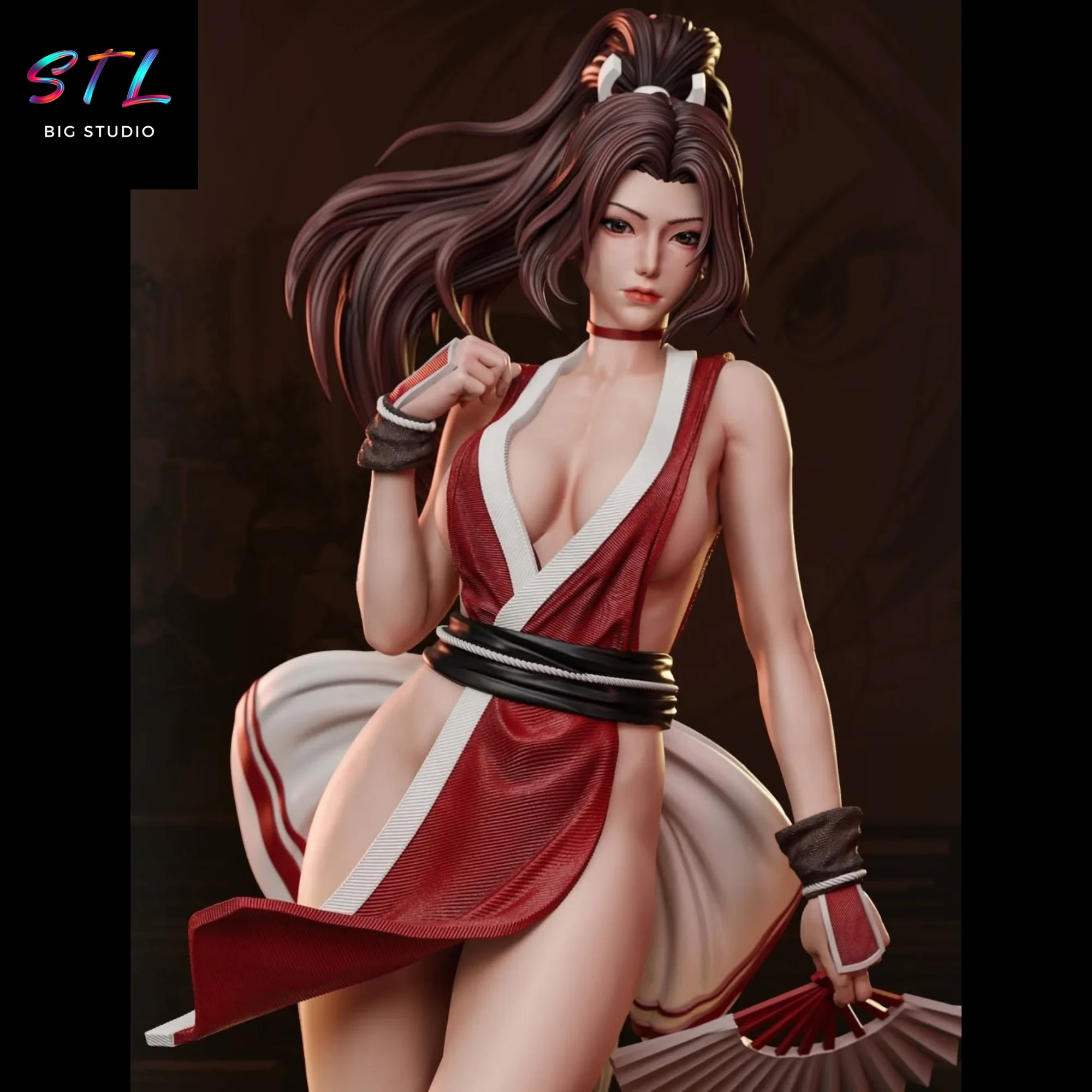 figura mai shiranui stl impresion 3d king of fighters figura mai shiranui stl impresion 3d king of fighters