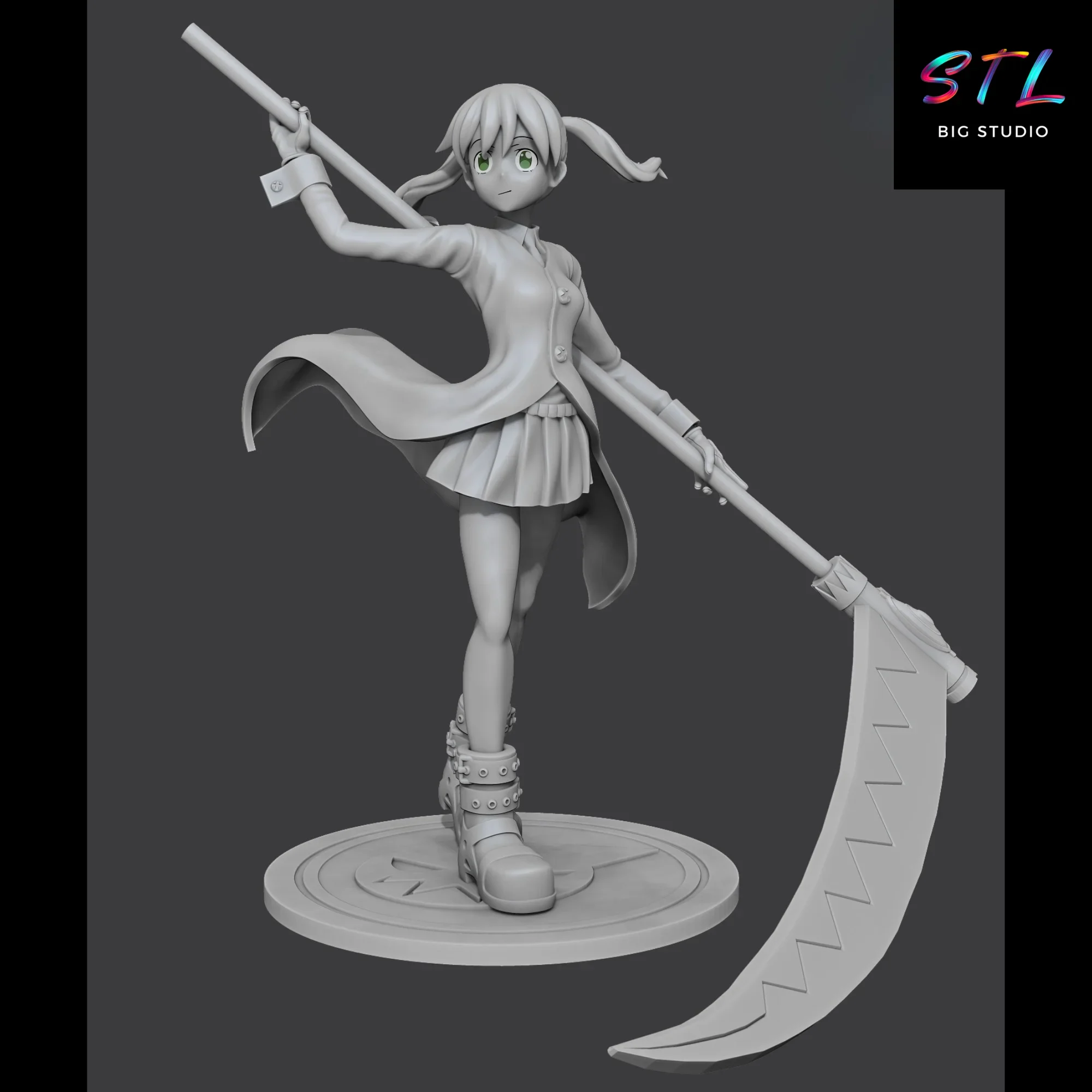 figura maka albarn stl impresion 3d soul eater figura maka albarn stl impresion 3d soul eater